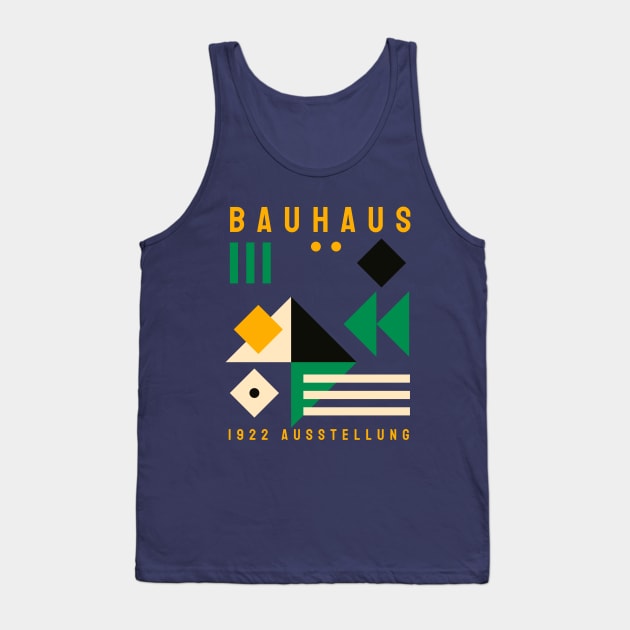 Art Deco Bauhaus Abstract Architect Modernism Poster Tank Top by Closeddoor